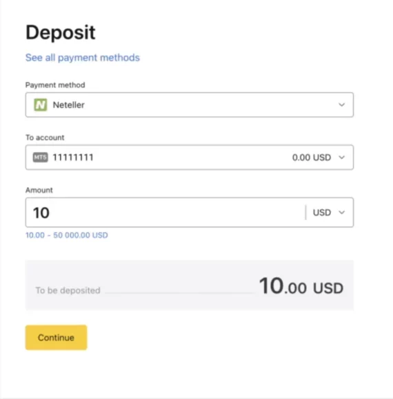 How to Make a Minimum Deposit on Exness