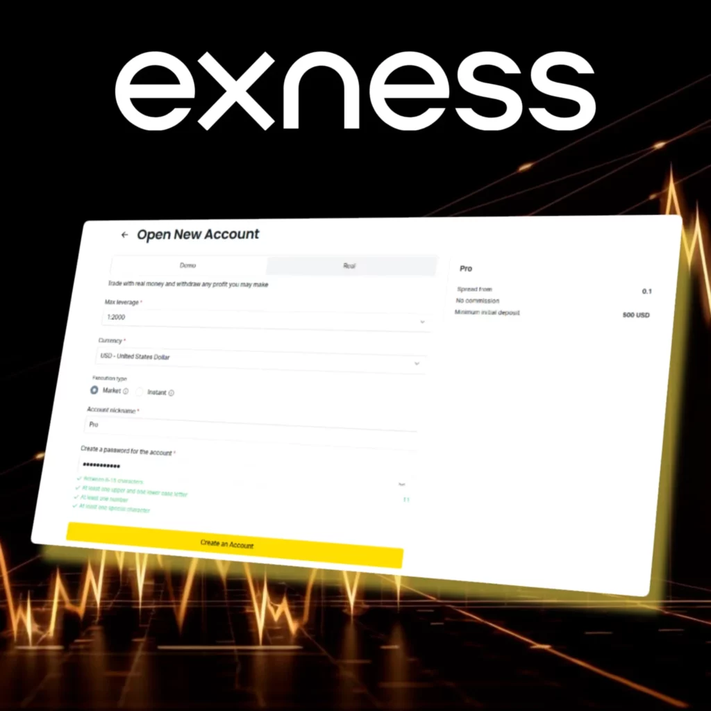 Sign up Exness